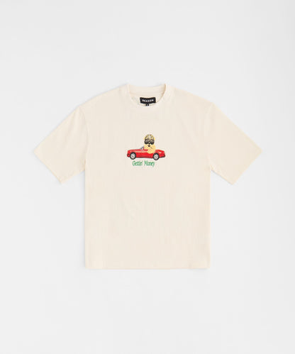 Cruisin Cub Embroidered Short Sleeve Tee - Cream | Reason Clothing New