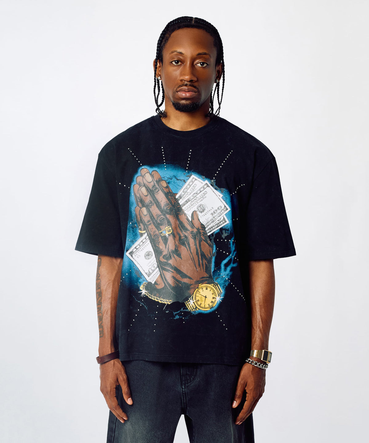 Blessings Short-Sleeve Tee - Washed Black | Reason Clothing Best Price