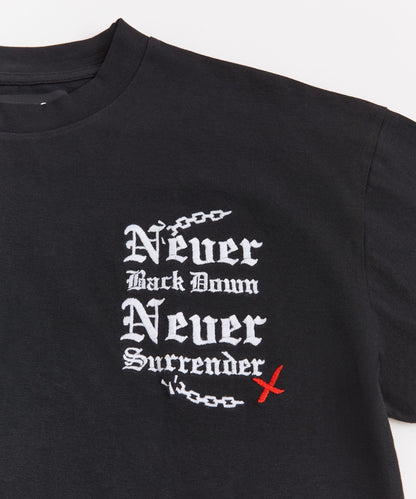 Never Surrender Short Sleeve Tee - Black | Reason Clothing Quality