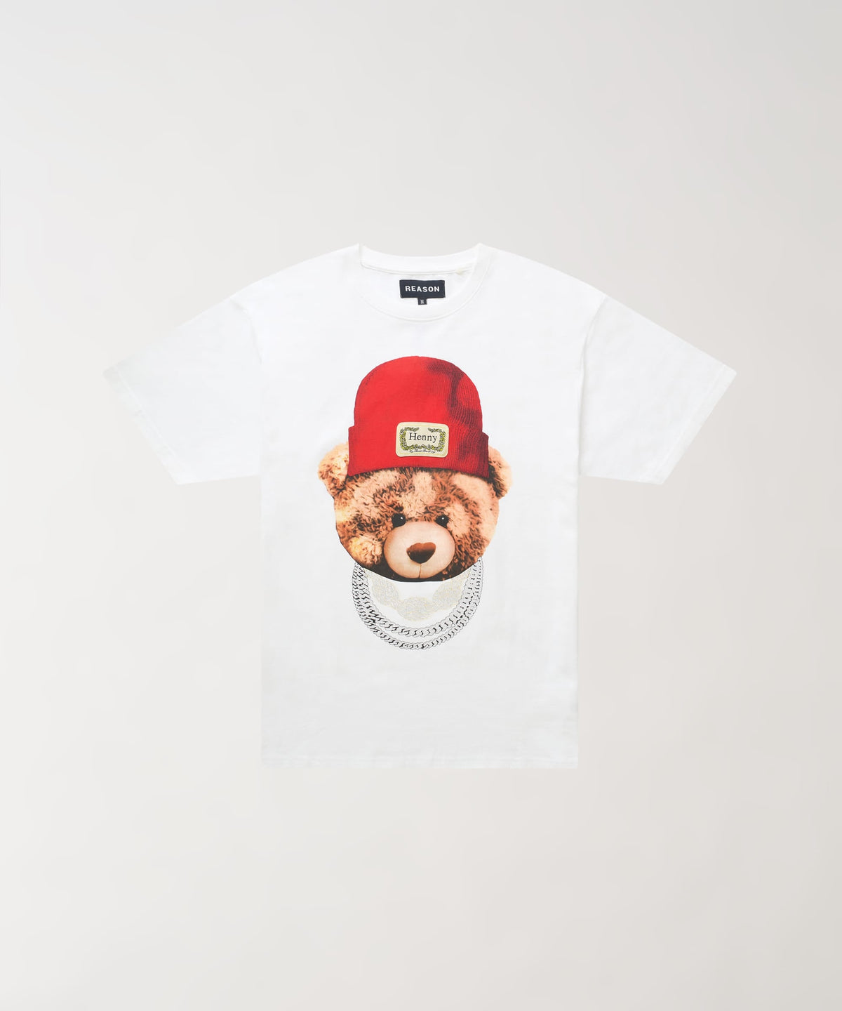 Henny Rhinestone Short Sleeve Tee - White | Reason Clothing Premium