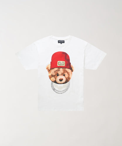 Henny Rhinestone Short Sleeve Tee - White | Reason Clothing Premium