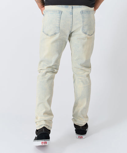 Distressed Rip and Frayed Denim - Light Blue | Reason Clothing New