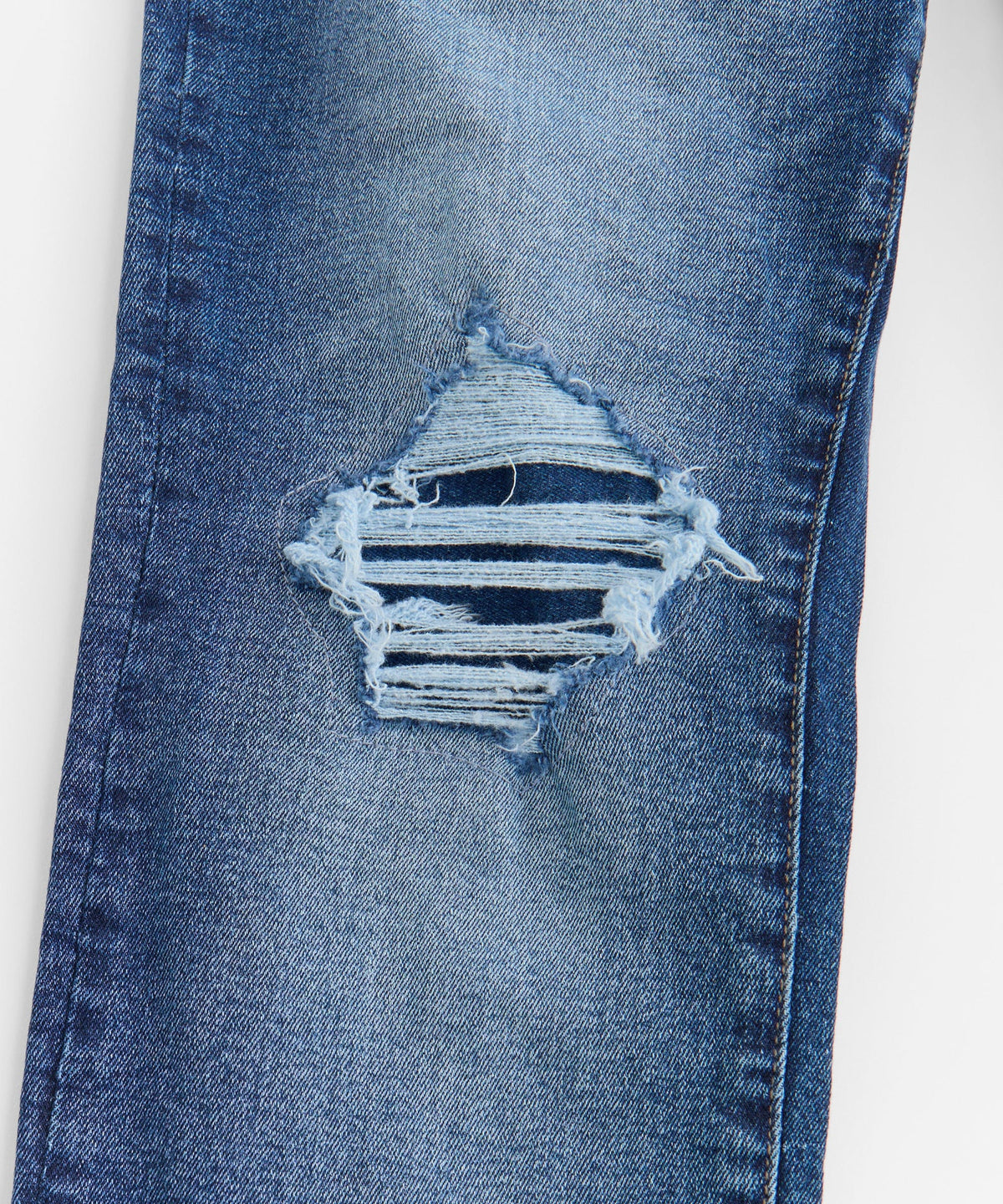 Plus Size Starburst Studded Skinny Jeans - Blue | Reason Clothing Premium
