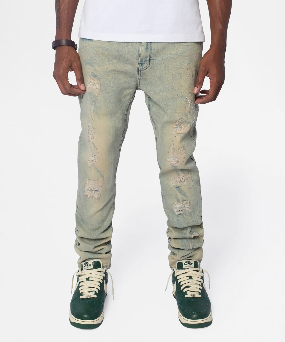 Skinny Fit Denim Pant - Dark Blue | Reason Clothing Hot Sale