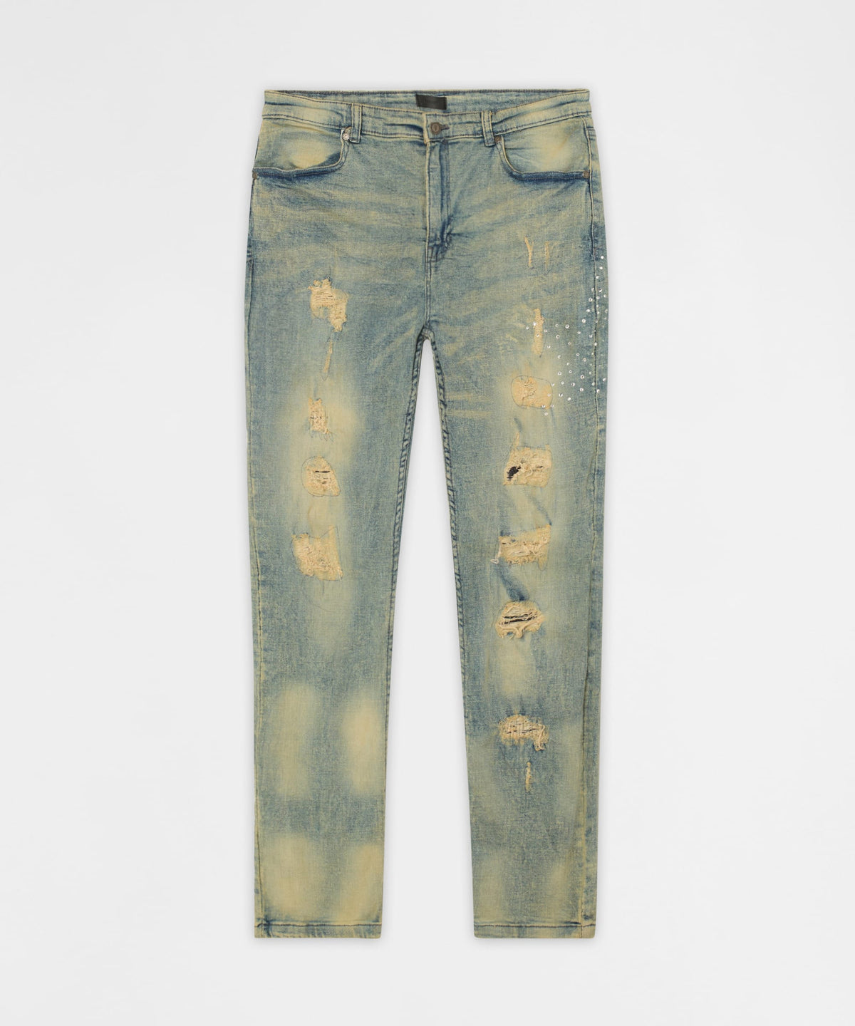 Skinny Fit Denim Pant - Dark Blue | Reason Clothing Hot Sale