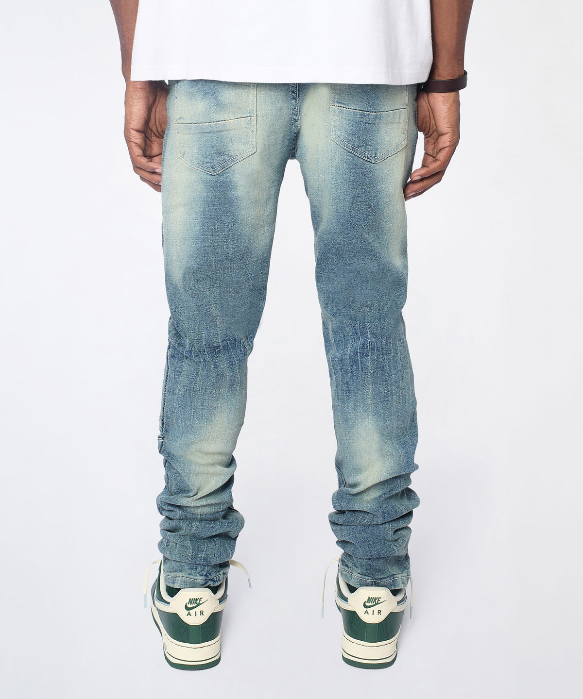 Road Rage Distressed Skinny Jeans - Light Blue | Reason Clothing Great Value