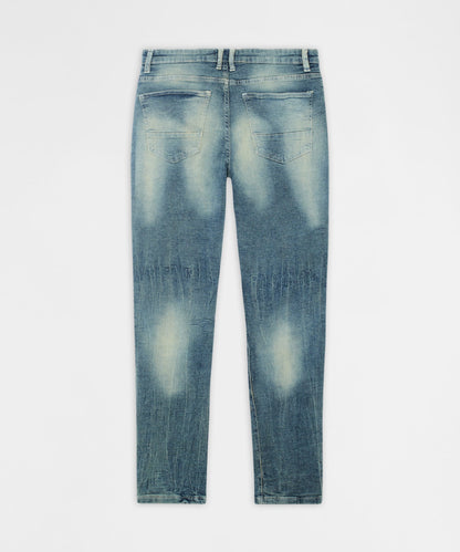 Road Rage Distressed Skinny Jeans - Light Blue | Reason Clothing Great Value