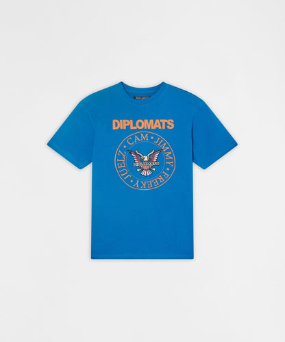 Dipset Crest Graphic Short Sleeve Tee - Blue | Reason Clothing Special Offer