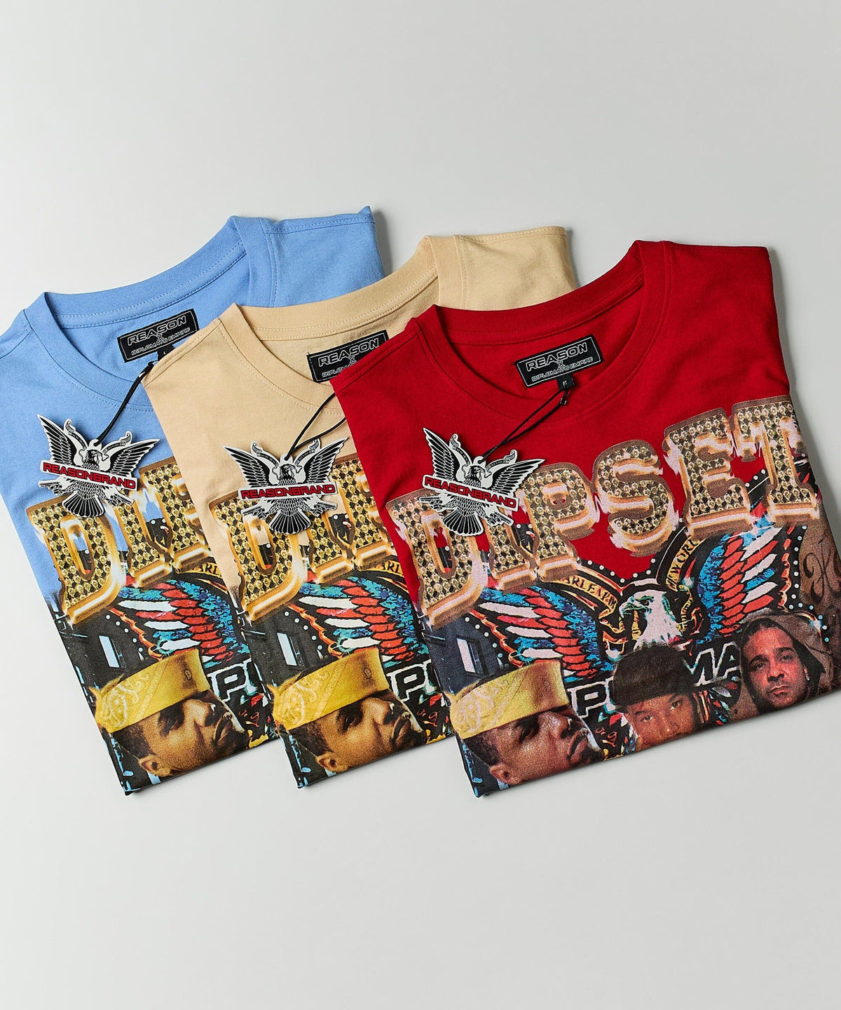 Dipset Forever Graphic Short Sleeve Tee - Light Blue | Reason Clothing Customer Favorite