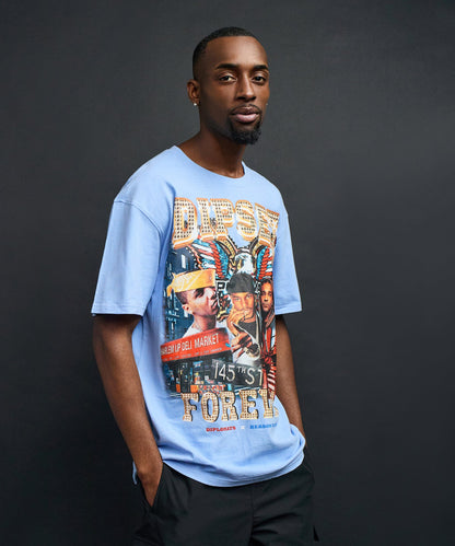 Dipset Forever Graphic Short Sleeve Tee - Light Blue | Reason Clothing Customer Favorite