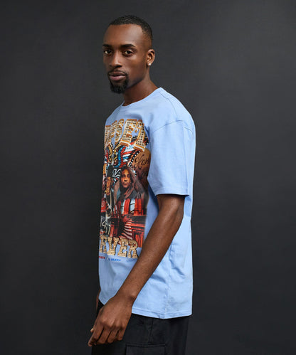 Dipset Forever Graphic Short Sleeve Tee - Light Blue | Reason Clothing Customer Favorite
