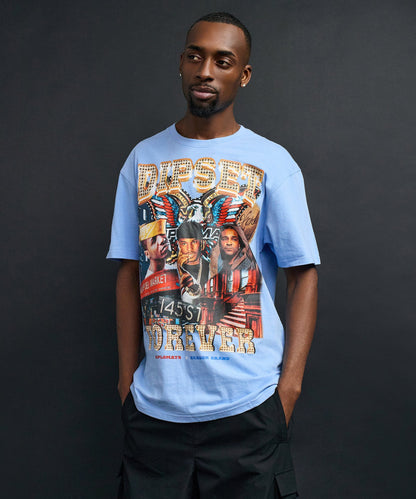 Dipset Forever Graphic Short Sleeve Tee - Light Blue | Reason Clothing Customer Favorite