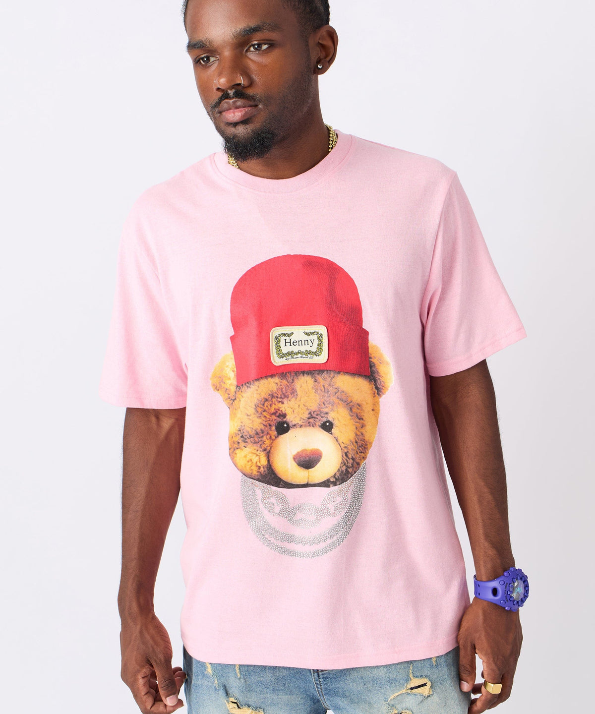 Rhinestone Tee - Pink | Reason Clothing Great Value