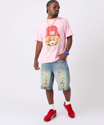 Rhinestone Tee - Pink | Reason Clothing Great Value