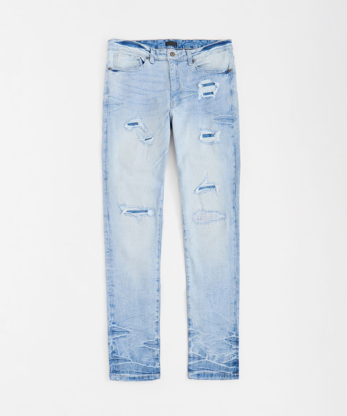 Coastal Ripped Skinny Jeans - Light Blue | Reason Clothing Smart Buy