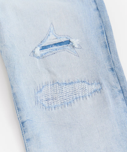 Coastal Ripped Skinny Jeans - Light Blue | Reason Clothing Smart Buy