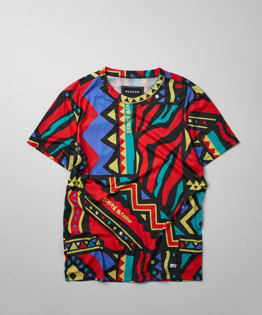 Unity Allover Geometric Print Tee | Reason Clothing Special Offer