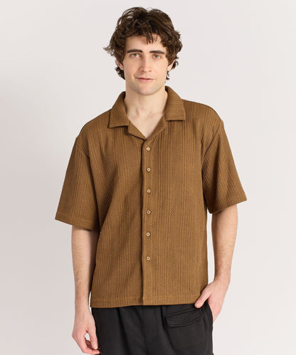 Jacquard Knit Shirt | Reason Clothing Latest
