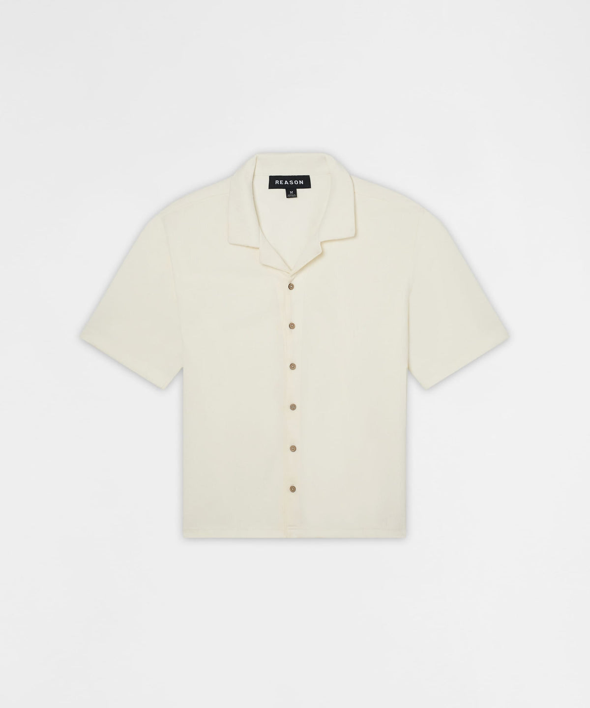 Textured Knit Shirt - Beige | Reason Clothing Discount