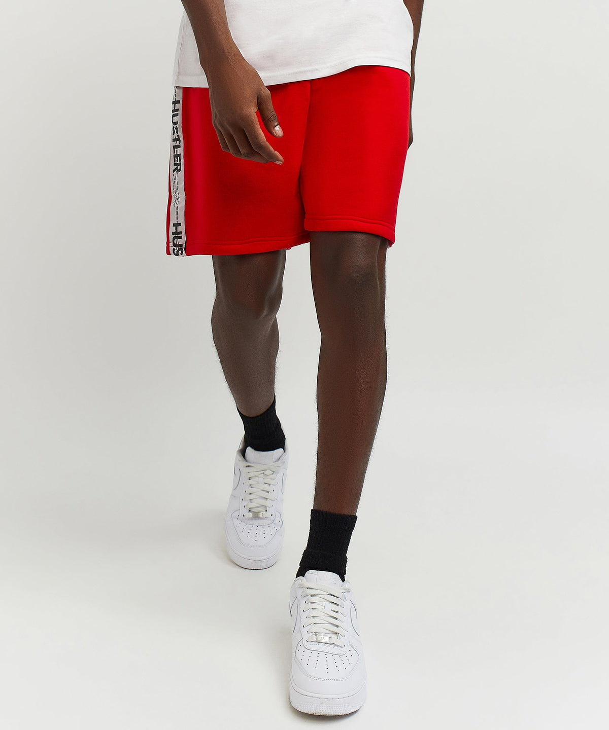 Hustler Side Taped Short - Red | Reason Clothing Hot Sale