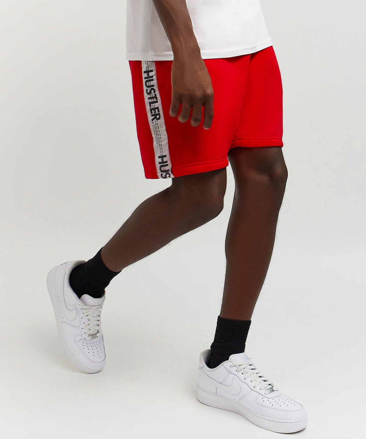 Hustler Side Taped Short - Red | Reason Clothing Hot Sale