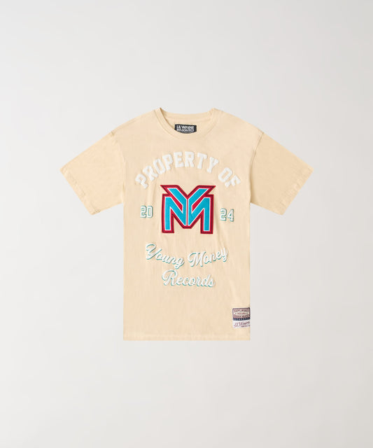 Lil Wayne Property Of Applique Short Sleeve Tee - Khaki | Reason Clothing Customer Favorite