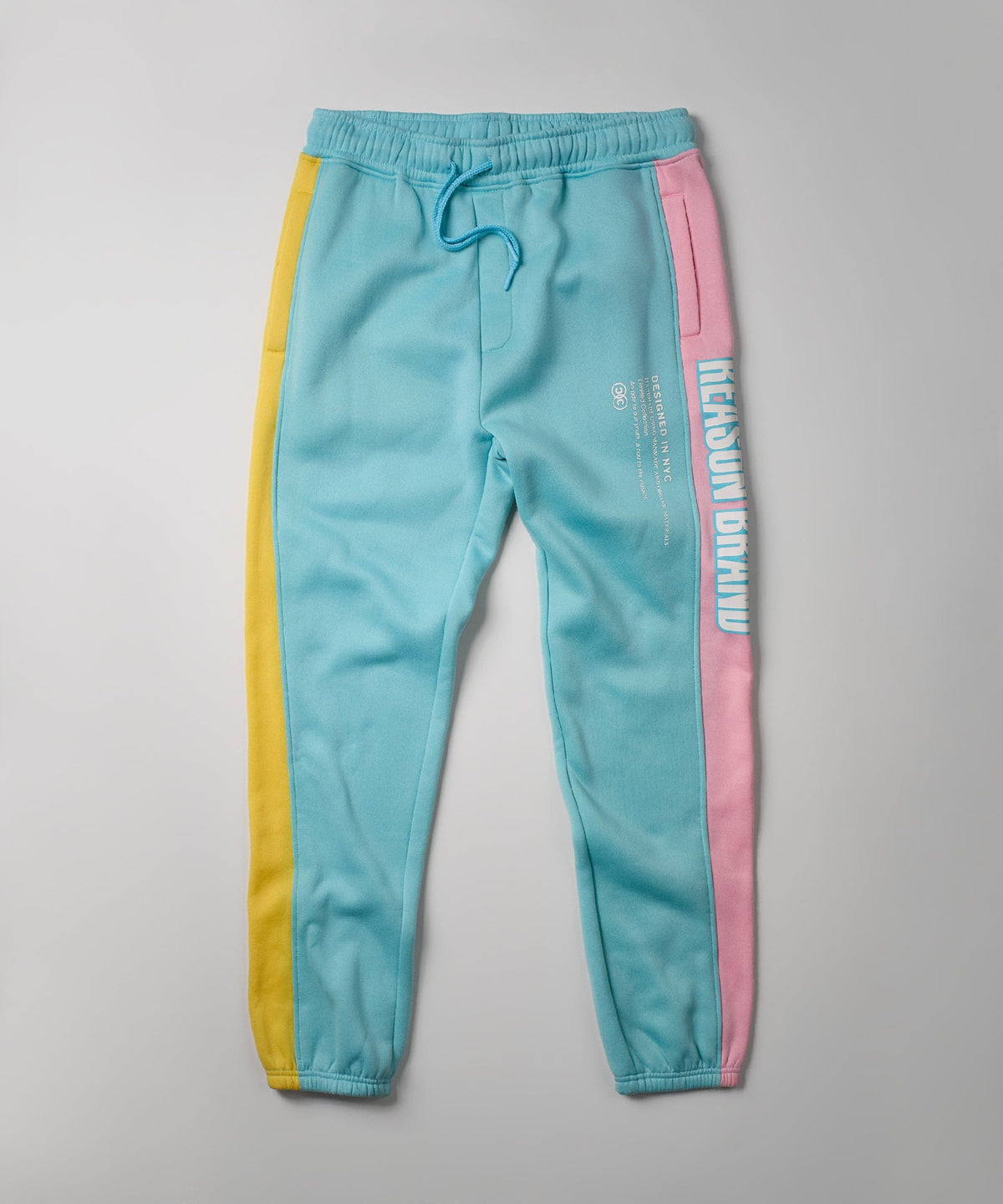 Blocked Pastel Logo Jogger | Reason Clothing Customer Favorite