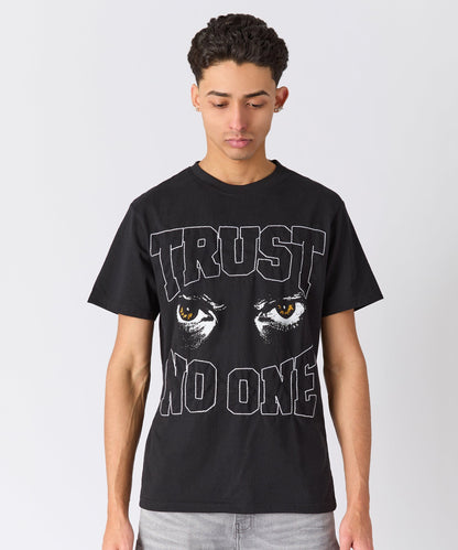 Chenille Tee - Black | Reason Clothing Best Seller