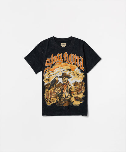 Stay Wild Short Sleeve Tee - Black | Reason Clothing Deals