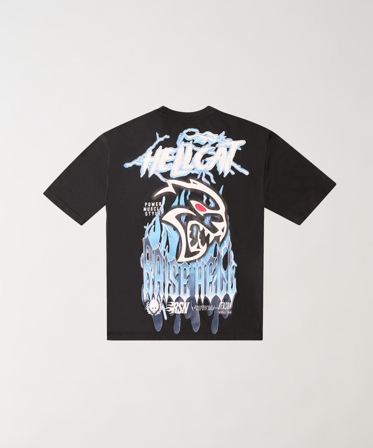 Plus Size Dodge Hellcate Short Sleeve Tee - Black | Reason Clothing Special Offer