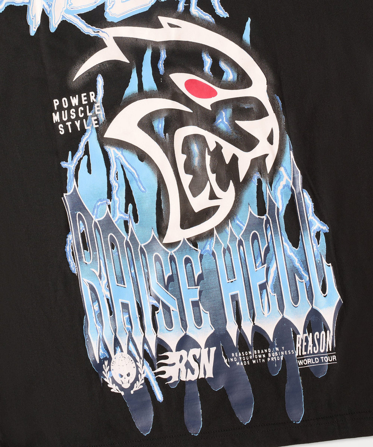 Plus Size Dodge Hellcate Short Sleeve Tee - Black | Reason Clothing Special Offer