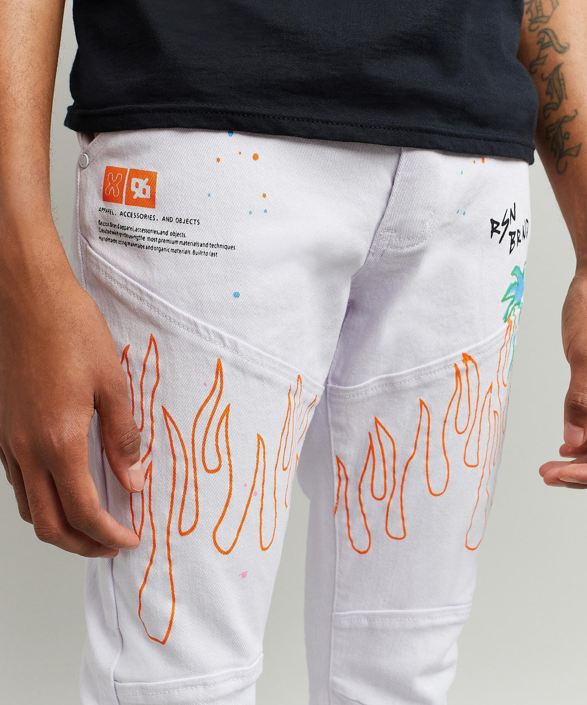 Beach Rider Jeans - White | Reason Clothing Quality