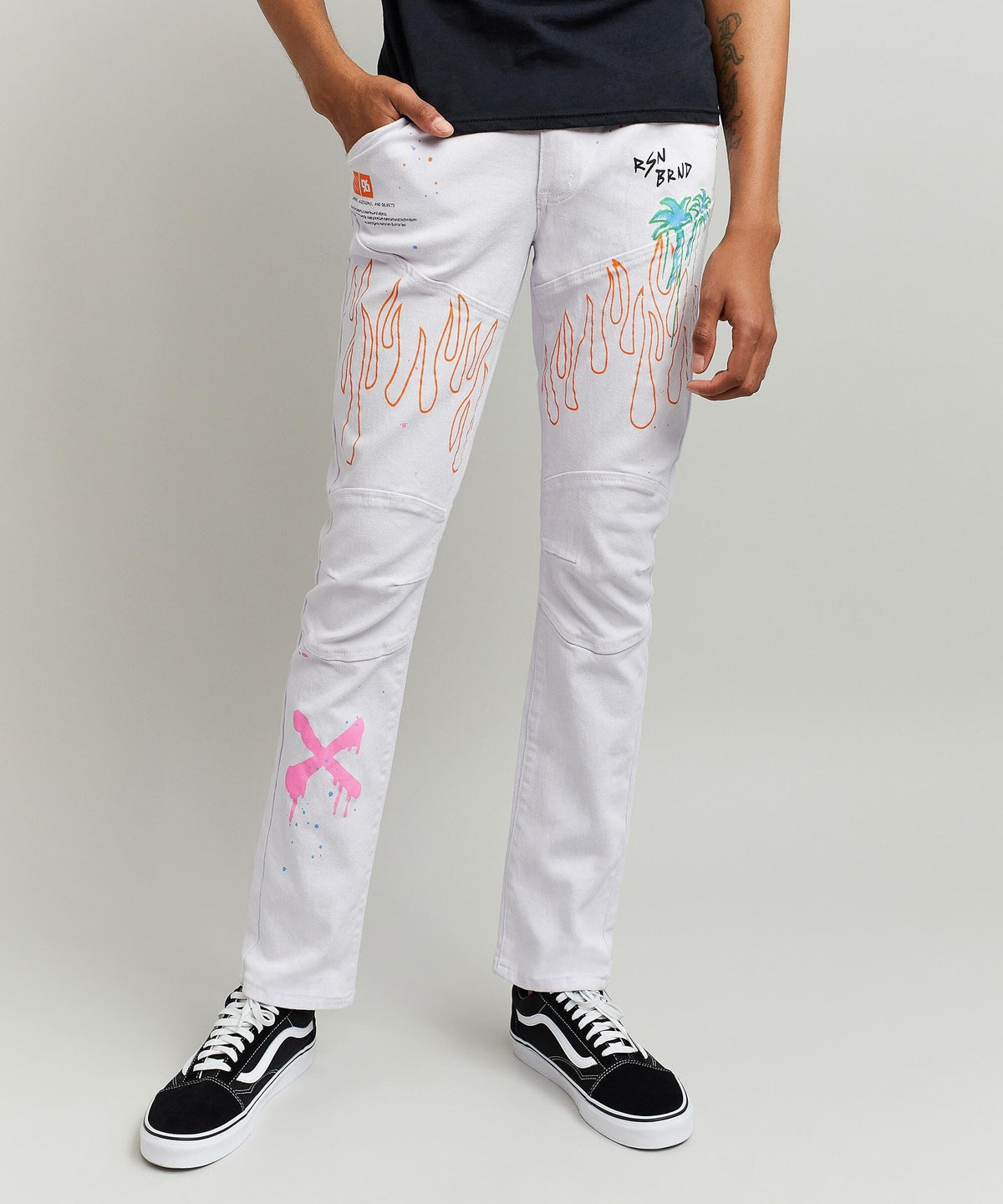 Beach Rider Jeans - White | Reason Clothing Quality
