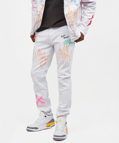 Beach Rider Jeans - White | Reason Clothing Quality