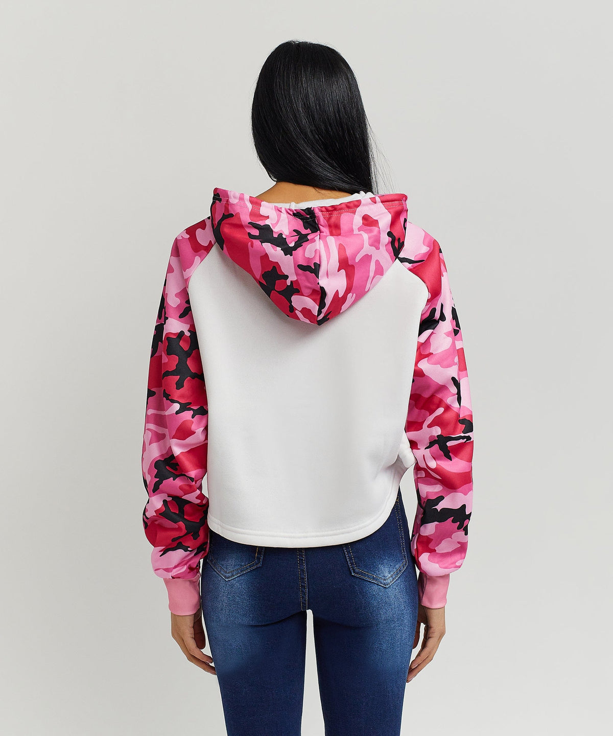 Baddie Camo Crop Hoodie | Reason Clothing Smart Buy