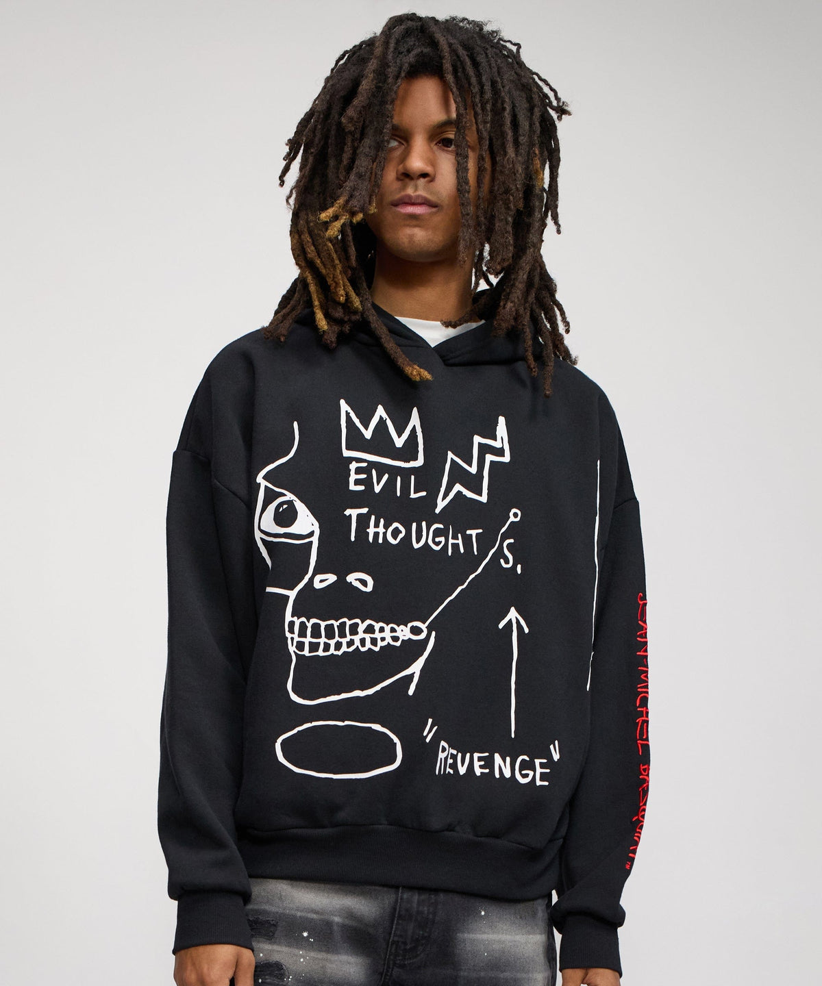 Basquiat Evil Thoughts Hoodie | Reason Clothing Value
