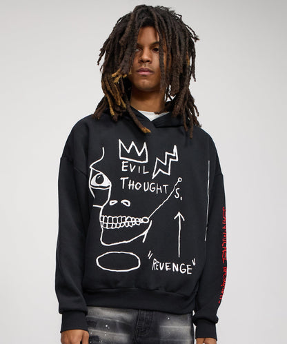 Basquiat Evil Thoughts Hoodie | Reason Clothing Value