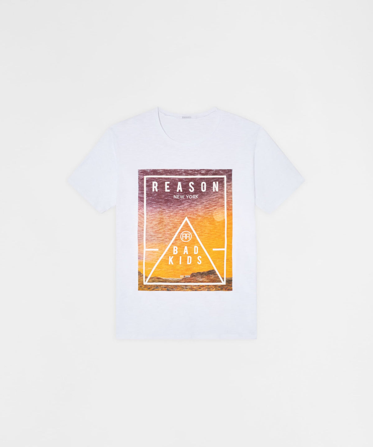 Reason Sunset Short Sleeve Tee - White | Reason Clothing Trusted
