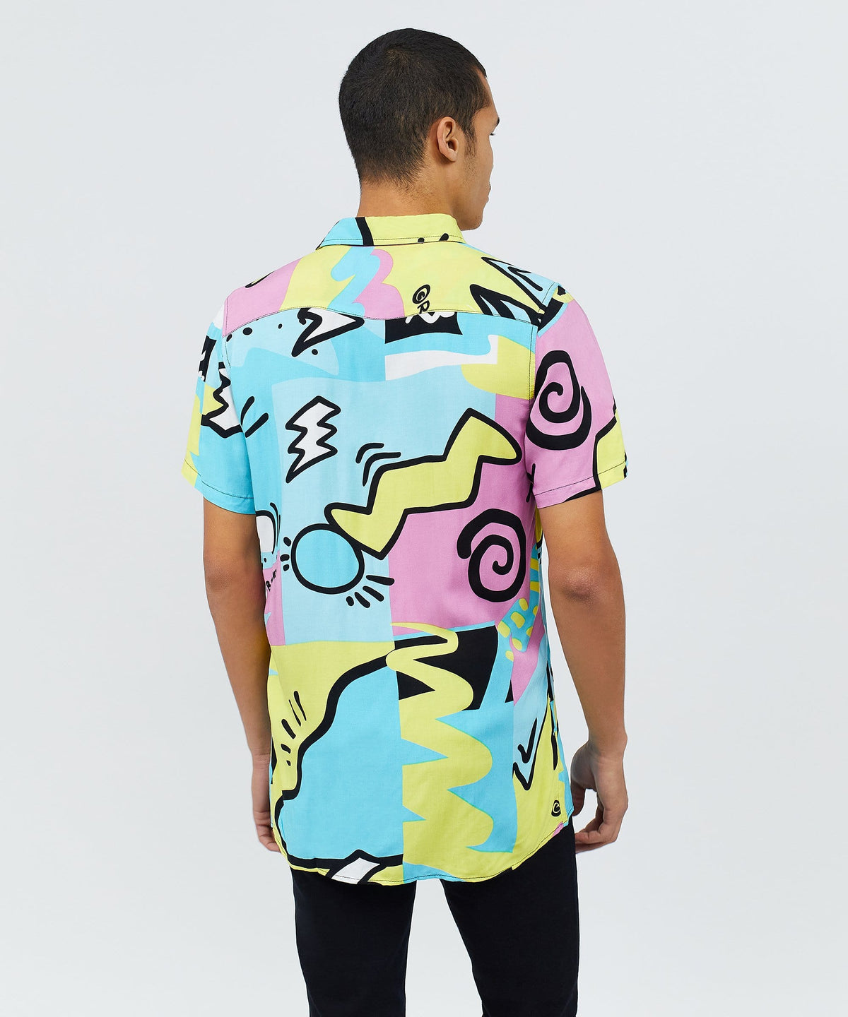 Fantasy Colorful Print Short Sleeve Shirt | Reason Clothing Latest