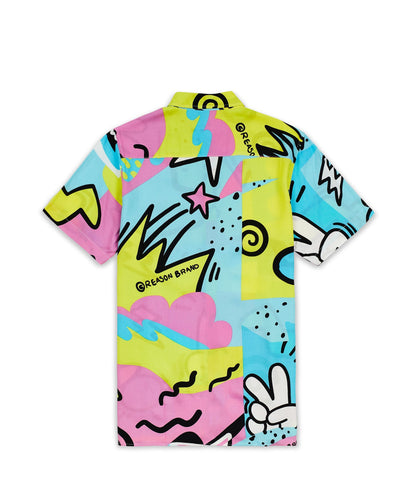 Fantasy Colorful Print Short Sleeve Shirt | Reason Clothing Latest
