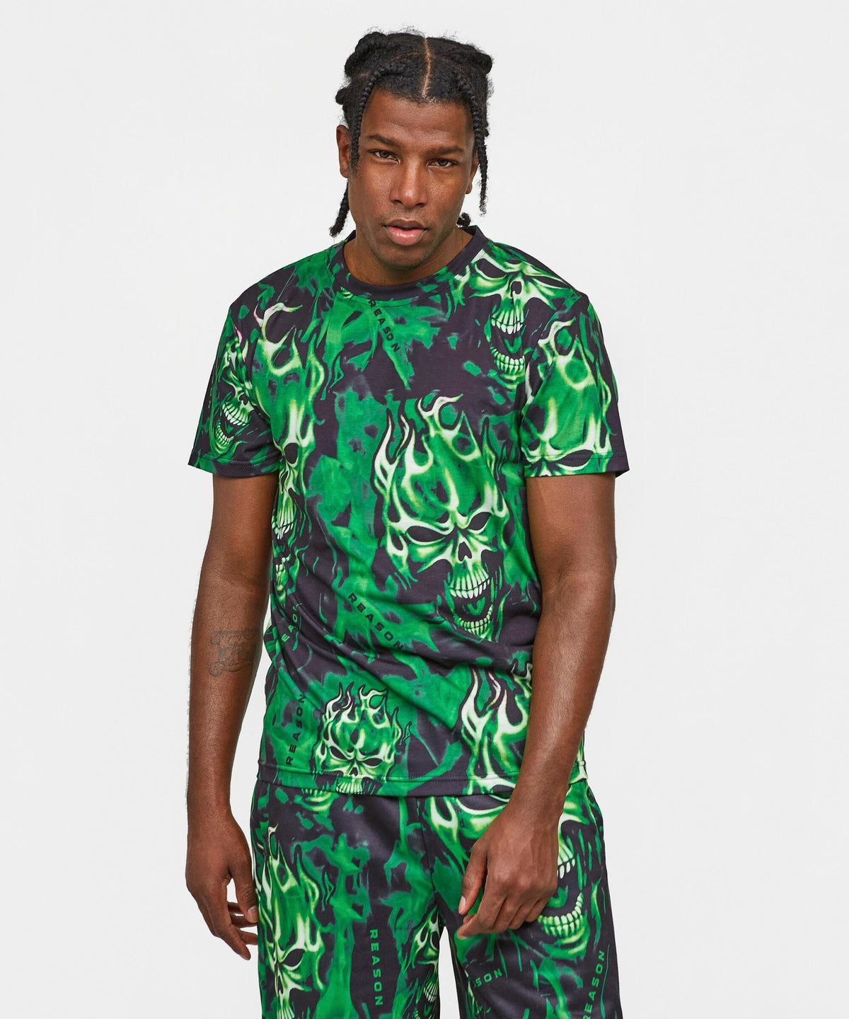 Skull Rider Tee Shorts Set | Reason Clothing Best Price