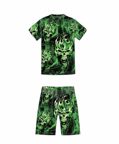 Skull Rider Tee Shorts Set | Reason Clothing Best Price