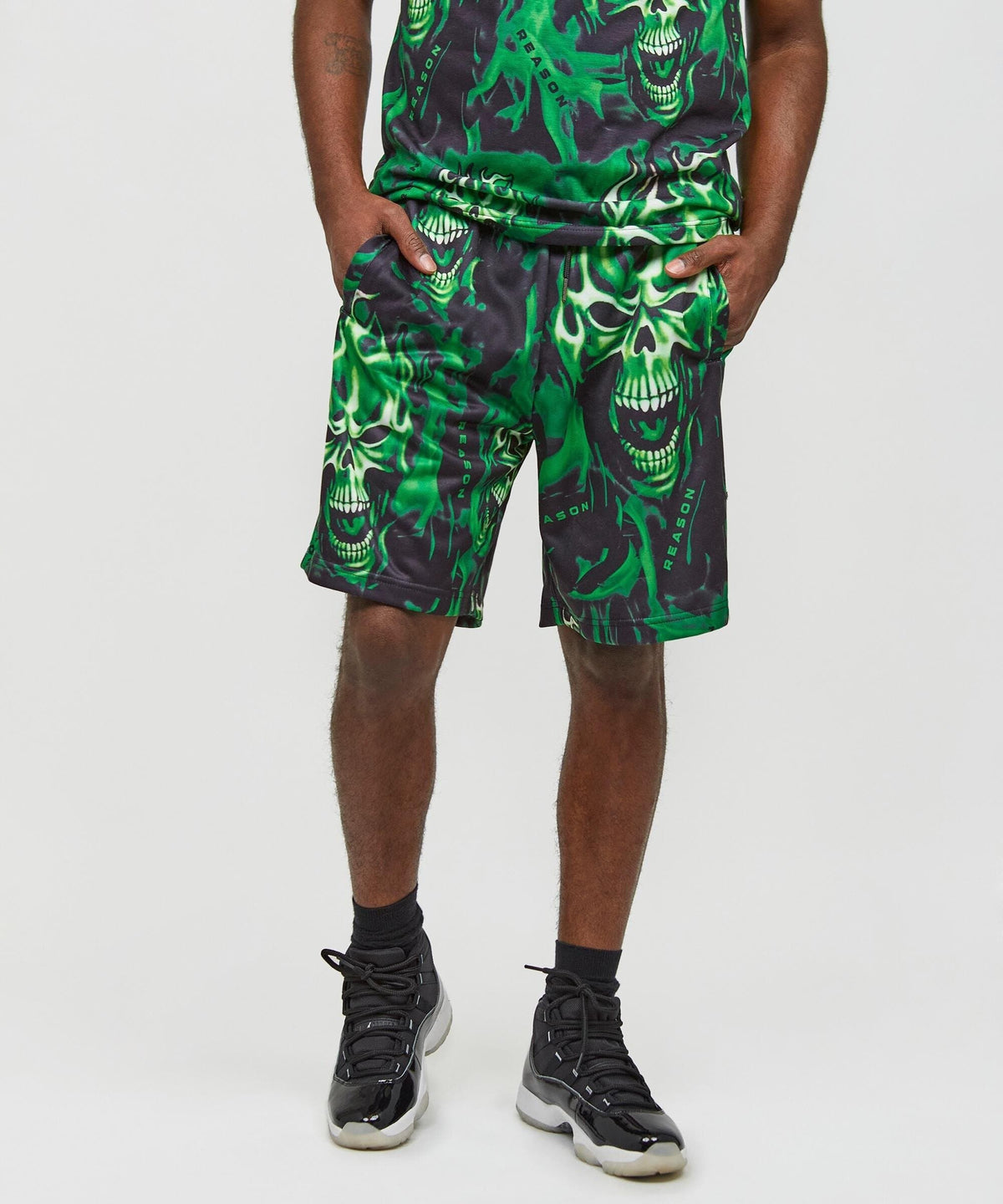 Skull Rider Tee Shorts Set | Reason Clothing Best Price