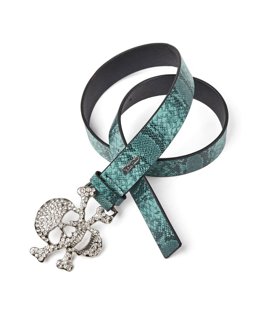 Skeletor Snakeskin Diamond Belt | Reason Clothing Featured