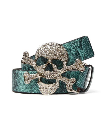 Skeletor Snakeskin Diamond Belt | Reason Clothing Featured