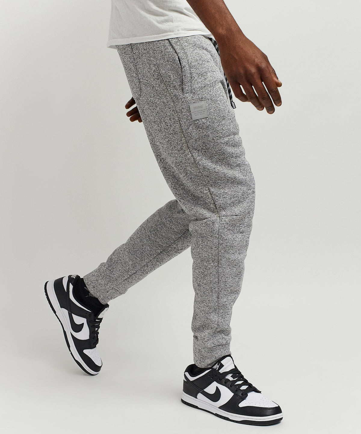 Jeff Slim Fit Grey Jogger With Side Zip Pocket | Reason Clothing Great Value