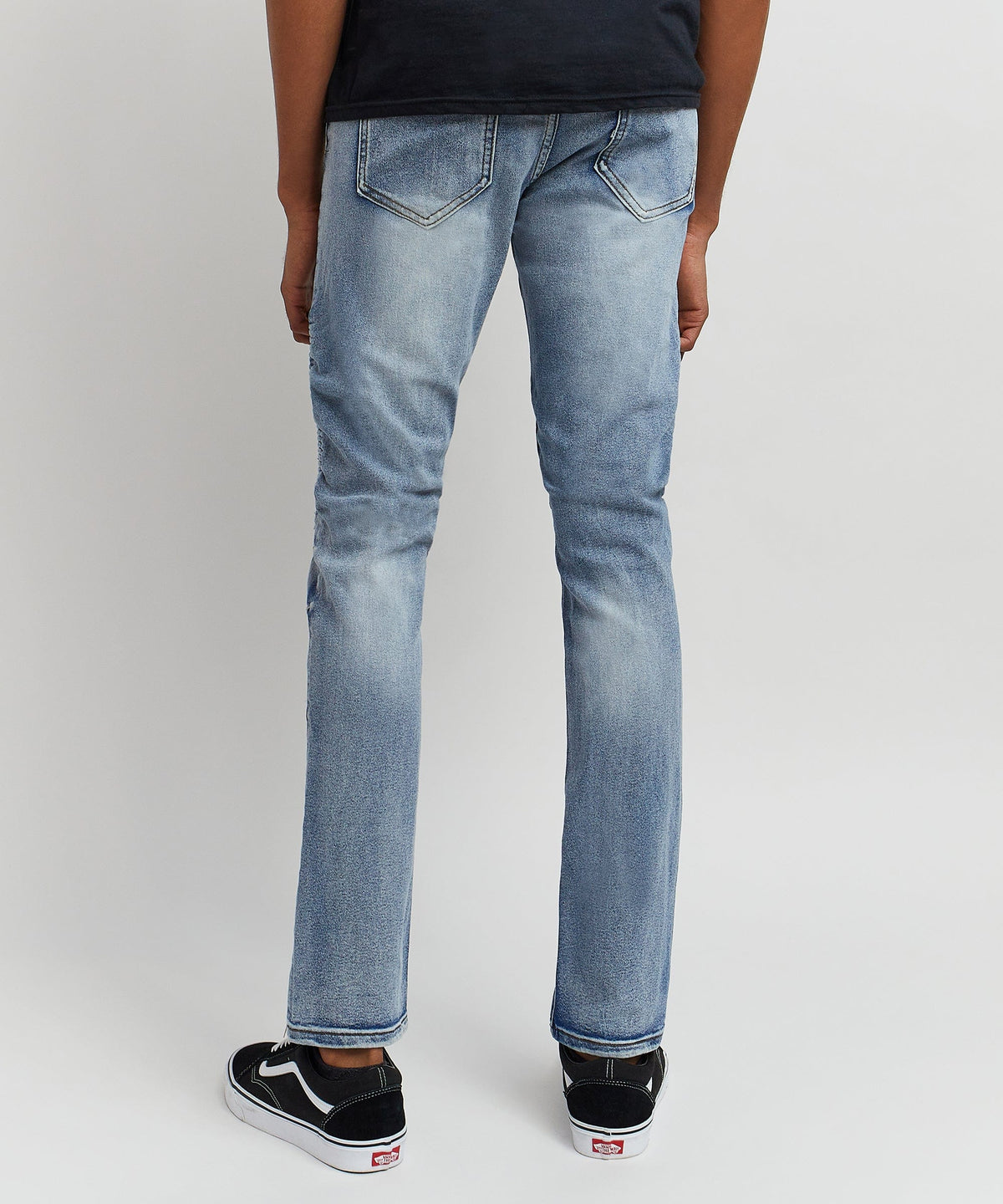 Hudson Washed Moto Jeans | Reason Clothing Signature