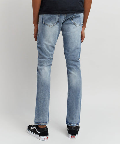 Hudson Washed Moto Jeans | Reason Clothing Signature