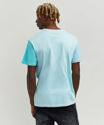 Peter Pastel Color Block Logo Tee | Reason Clothing Discount