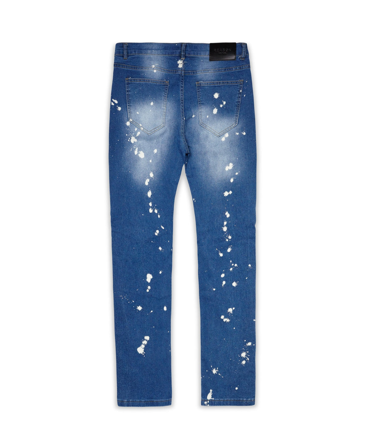 John Light Wash Paint Splatter Jeans | Reason Clothing Deals
